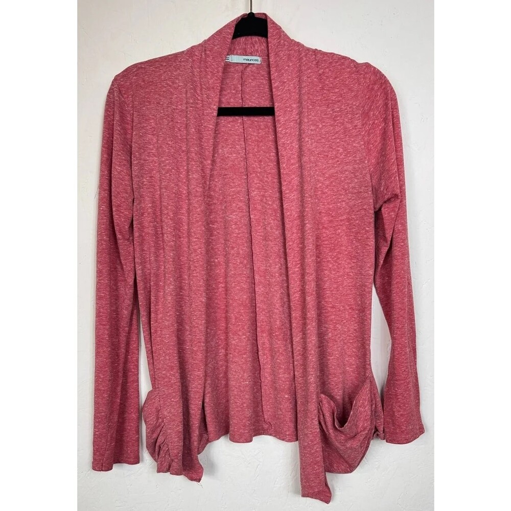 Maurices Pink Long Sleeve Cardigan Women's Large - Picture 1 of 3